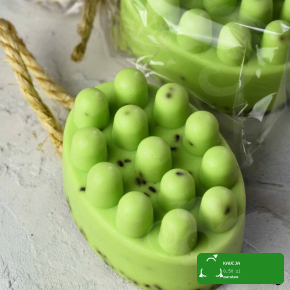 MYDŁO ręcznie robione KOSTKA do masażu masaż + peeling 150g KAMELEON