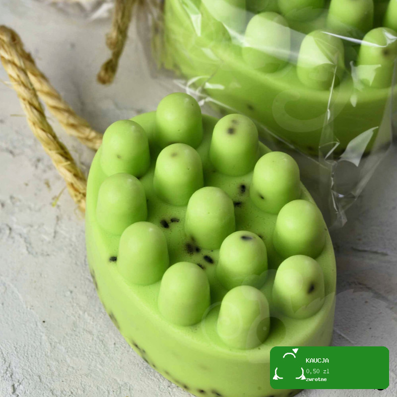 MYDŁO ręcznie robione KOSTKA do masażu masaż + peeling 150g KAMELEON