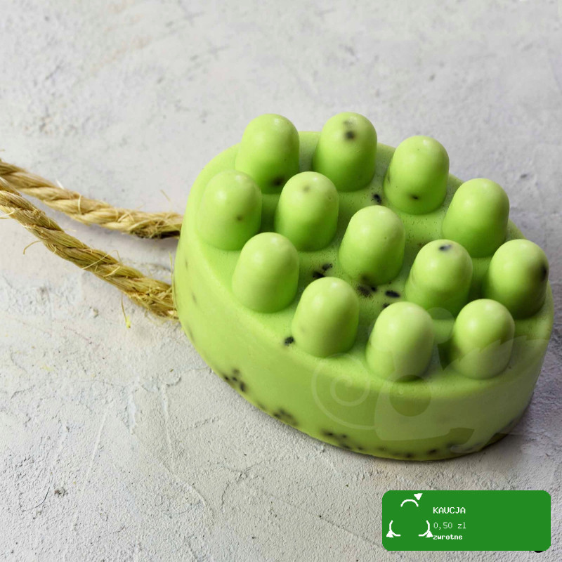 MYDŁO ręcznie robione KOSTKA do masażu masaż + peeling 150g KAMELEON