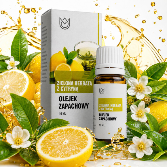 OLEJEK ZAPACHOWY ZIELONA HERBATA Z CYTRYNĄ CYTRYNA + Zielona Herbata 10ml