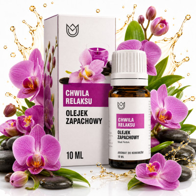 OLEJEK ZAPACHOWY eteryczny CHWILA RELAKSU 10ml do aromaterapii kominków