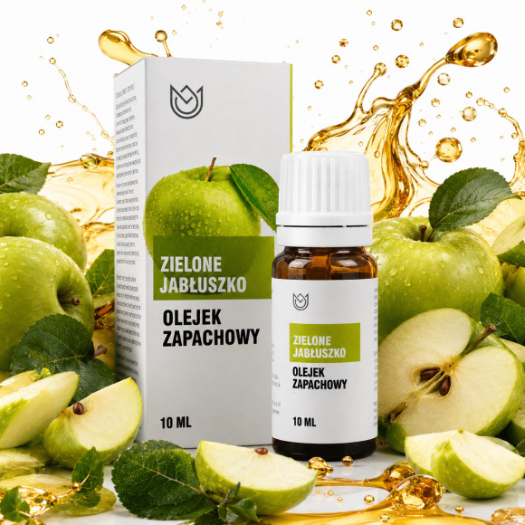 OLEJEK ZAPACHOWY eteryczny ZIELONE JABŁUSZKO jabłkowy jabłko owocowy 10ml
