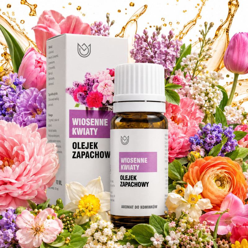 OLEJEK ZAPACHOWY eteryczny WIOSENNE KWIATY 10ml kwiatowy piękny zapach