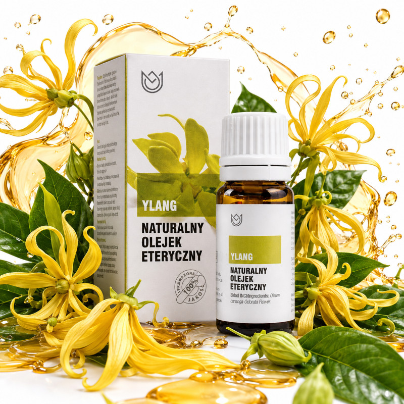 Naturalny OLEJEK ETERYCZNY YLANG YLANG Jodlik wonny antydepresyjny 10ml