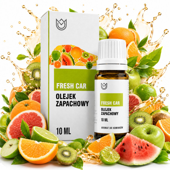 OLEJEK ZAPACHOWY eteryczny FRESH CAR ZAPACH DO AUTA SAMOCHODU cytrusowy 10m
