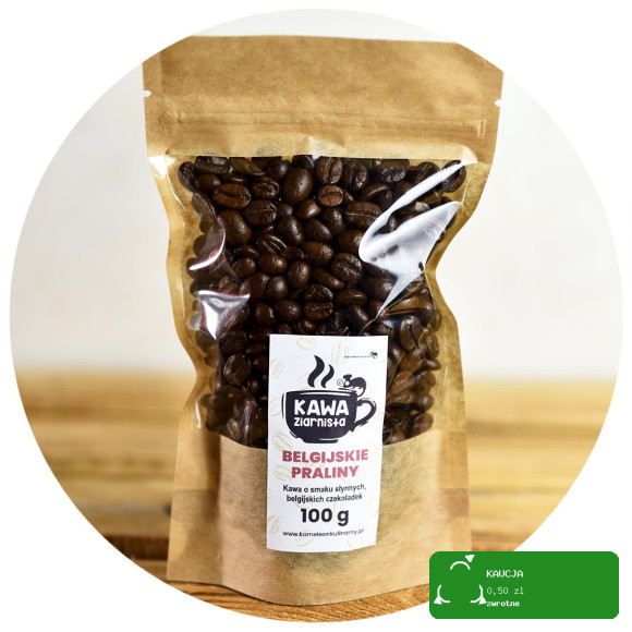 ZESTAW PREZENTOWY pyszne KAWY ZIARNISTE smakowe 2x100g 200g prezent