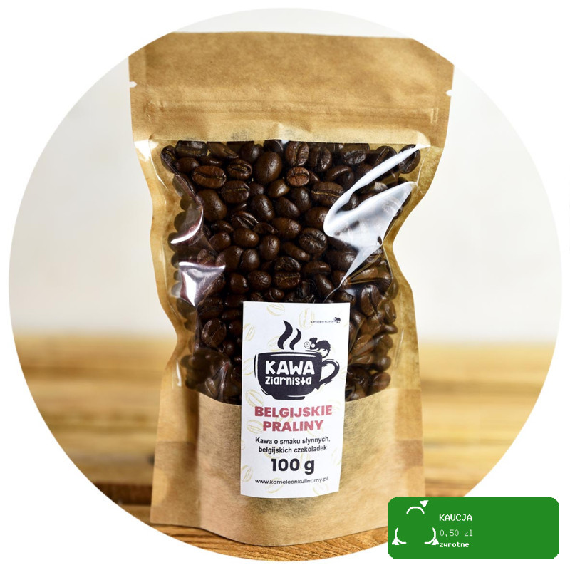 ZESTAW PREZENTOWY pyszne KAWY ZIARNISTE smakowe 2x100g 200g prezent