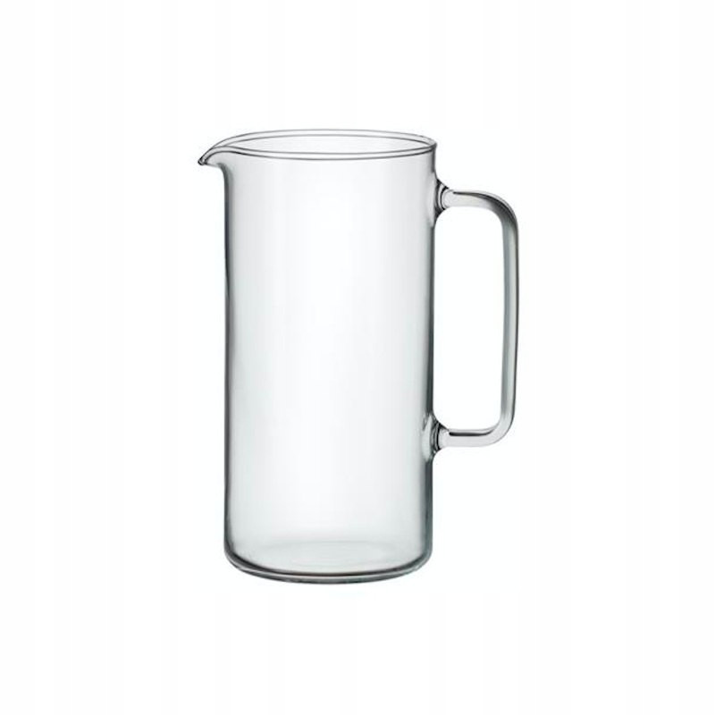 DZBANEK SZKLANY żaroodporny CYLINDER 2L DUŻY (2000ml) na napoje soki wodę