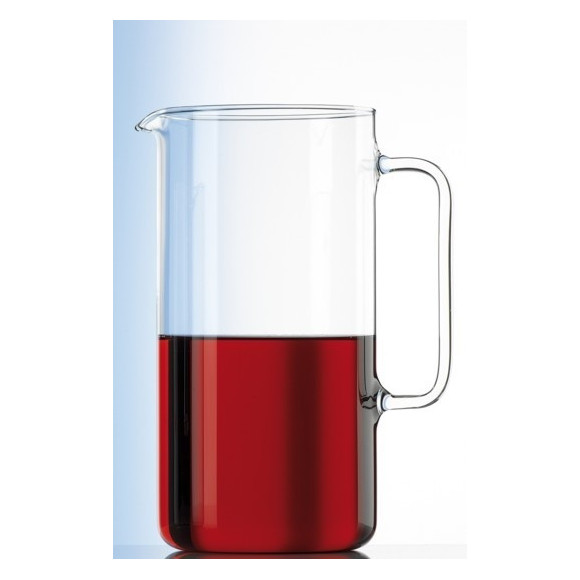 DZBANEK SZKLANY żaroodporny CYLINDER 2L DUŻY (2000ml) na napoje soki wodę