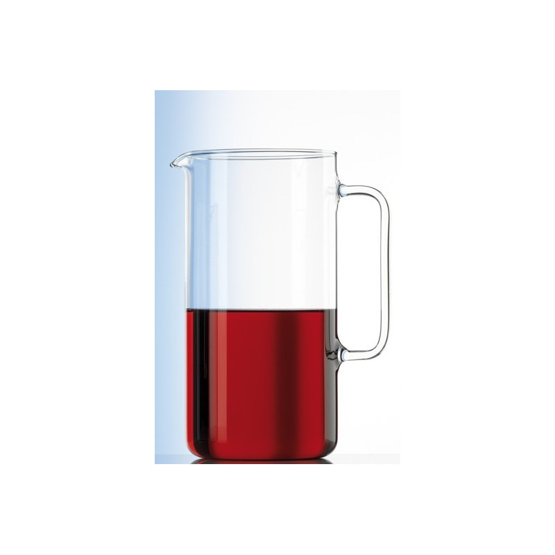DZBANEK SZKLANY żaroodporny CYLINDER 2L DUŻY (2000ml) na napoje soki wodę