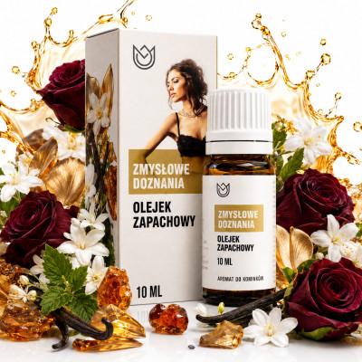 OLEJEK ZAPACHOWY eteryczny ZMYSŁOWE DOZNANIA nastrój romantyczność 10ml