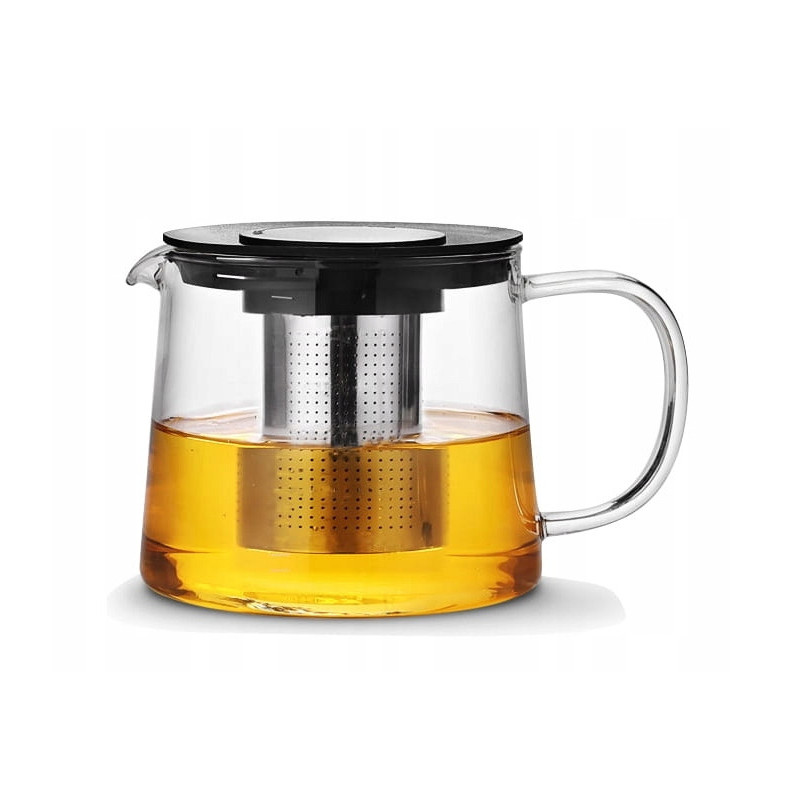 DZBANEK ŻAROODPORNY SZKLANY ZAPARZACZ DO HERBATY ZIÓŁ 1500ml 1,5L KAMILLE