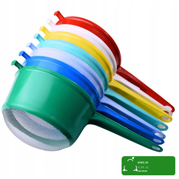 KAMELEON KULINARNY SITKO PLASTIKOWE głębokie wysokie FI 150 mm 15cm CEDZAK