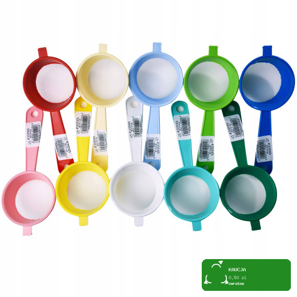 KAMELEON KULINARNY SITKO SITO PLASTIKOWE FI 60 mm 6cm CEDZAK - losowy kolor