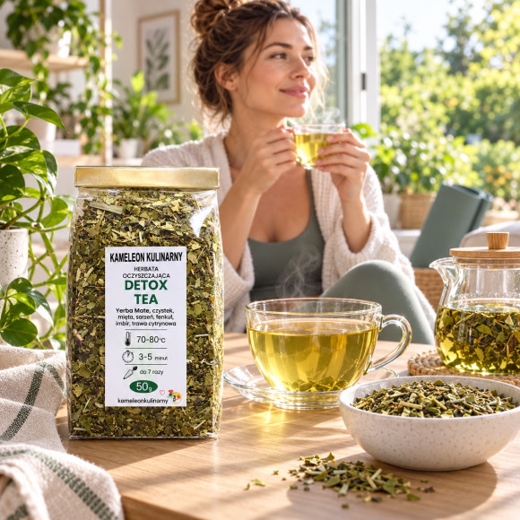 KAMELEON KULINARNY HERBATA oczyszczająca DETOX TEA Yerba Mate 50g