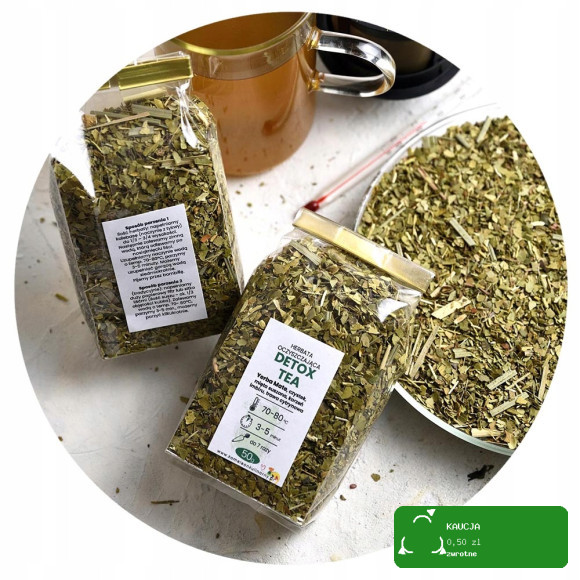 KAMELEON KULINARNY HERBATA oczyszczająca DETOX TEA Yerba Mate 50g