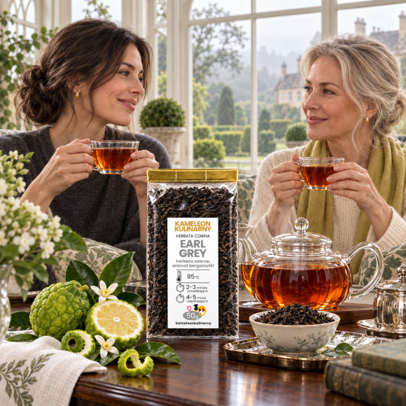 KAMELEON KULINARNY HERBATA CZARNA LIŚCIASTA EARL GREY z bergamotką 50g