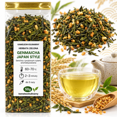 HERBATA ZIELONA GENMAICHA JAPAN STYLE z ryżem 50g