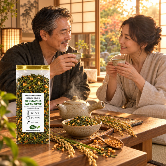 HERBATA ZIELONA GENMAICHA JAPAN STYLE z ryżem 50g