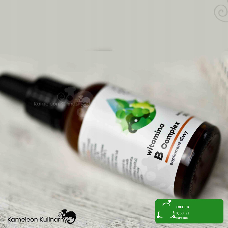 WITAMINA B COMPLEX Z GRUPY B B1 B2 B3 B5 B6 B12 krople 30ml x3 na 6mcy AURA