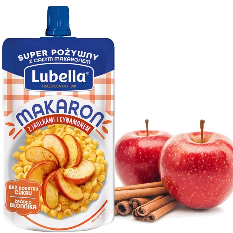 LUBELLA deser MAKARON Z JABŁKAMI I CYNAMONEM bez dodatku