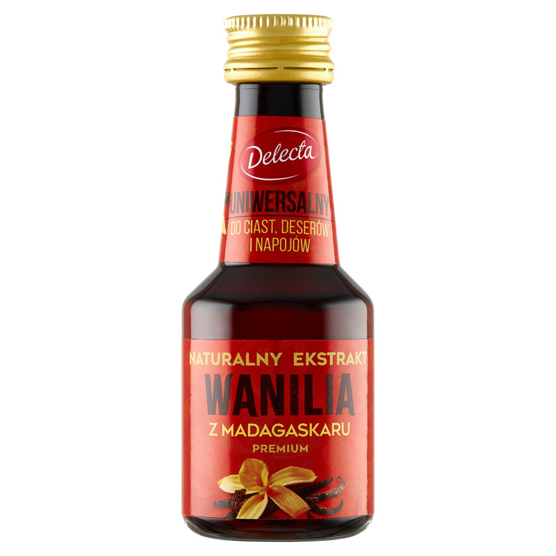 DELECTA AROMAT WANILIA Z MADAGASKARU PREMIUM EKSTRAKT WANILIOWY 30mlx3 90ml
