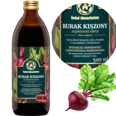 HERBAL MONASTERIUM SOK Z KISZONEGO BURAKA Kiszony Burak