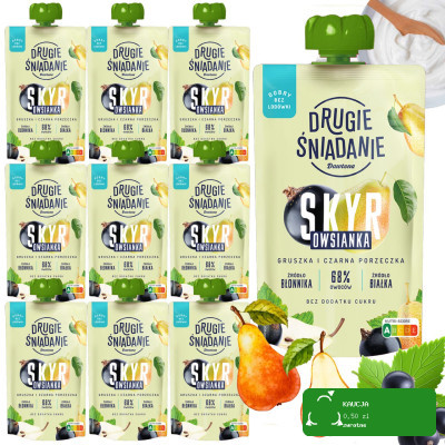 Dawtona SKYR OWSIANKA DRUGIE ŚNIADANIE GRUSZKA CZ PORZECZKA 160g x10 1,6KG