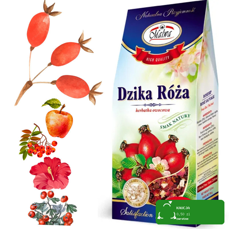 Malwa HERBATA HERBATKA OWOCOWA SYPANA SUSZ MIX 8 OWOCOWYCH SMAKÓW 0,69KG