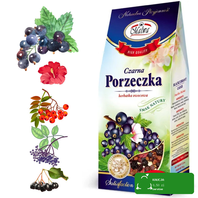 Malwa HERBATA HERBATKA OWOCOWA SYPANA SUSZ MIX 8 OWOCOWYCH SMAKÓW 0,69KG