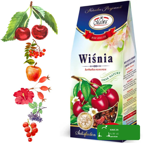 Malwa HERBATA HERBATKA OWOCOWA SYPANA SUSZ MIX 8 OWOCOWYCH SMAKÓW 0,69KG