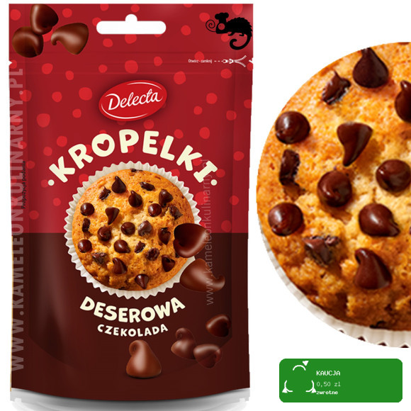 POSYPKA KROPELKI MIX CZEKOLAD + BIAŁA + MLECZNA + DESEROWA mix 4 DELECTA