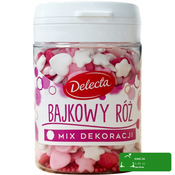 DELECTA DEKORACJE MIX POSYPEK ciastka babeczki pierniki ŚWIĘTA 5x55G