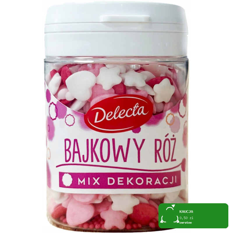 DELECTA DEKORACJE MIX POSYPEK ciastka babeczki pierniki ŚWIĘTA 5x55G