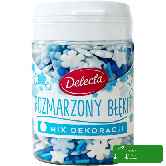 DELECTA DEKORACJE MIX POSYPEK ciastka babeczki pierniki ŚWIĘTA 5x55G
