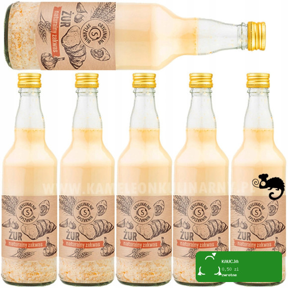 ORYGINALNA SPIŻARNIA ŻUR NATURALNY ZAKWAS 6x500ML