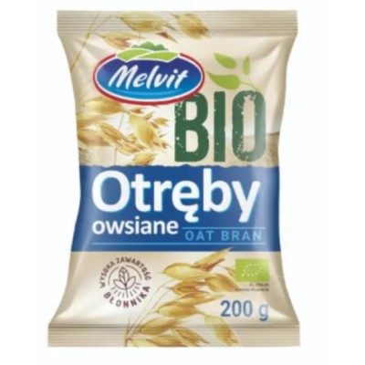 Melvit BIO OTRĘBY OWSIANE 200G