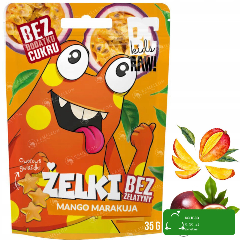 PAN KLEKS BERAW ŻELKI GUZIKOŻELKI bez cukru ZEESTAW MIX smaków OWOCOWYCH x7