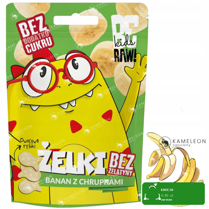 PAN KLEKS BERAW ŻELKI GUZIKOŻELKI bez cukru ZEESTAW MIX smaków OWOCOWYCH x7