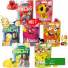 7x ŻELKI GUZIKOŻELKI bez cukru MIX smaków MALINA TRUSKA BANAN MANGO CYTRYNA
