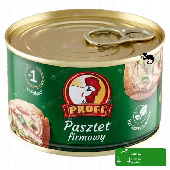 12x PASZTET WIEPRZOWO DROBIOWY mix 4 smaków W PUSZCE 160g x12 1,92KG PROFI