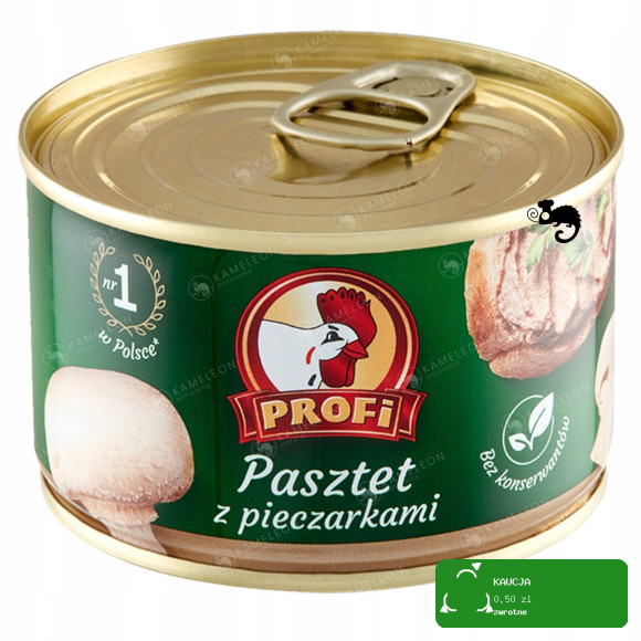 12x PASZTET WIEPRZOWO DROBIOWY mix 4 smaków W PUSZCE 160g x12 1,92KG PROFI