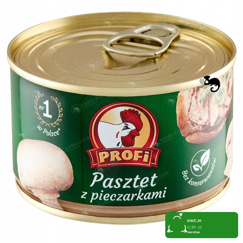 12x PASZTET WIEPRZOWO DROBIOWY mix 4 smaków W PUSZCE 160g x12 1,92KG PROFI