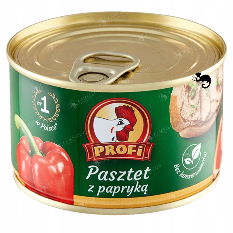 12x PASZTET WIEPRZOWO DROBIOWY mix 4 smaków W PUSZCE 160g x12 1,92KG PROFI