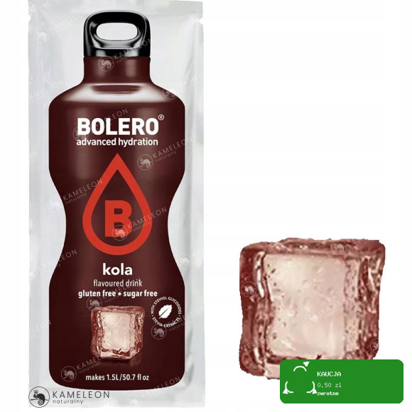 BOLERO DRINK NAPÓJ w proszku KOLA smak COLI 9g x12