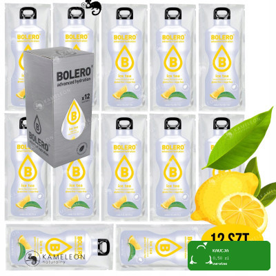 BOLERO DRINK w proszku ICE TEA LEMON CYTRYNOWY 12x
