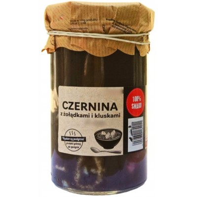 MIELCZAREK gotowe danie mięsne CZERNINA Z ŻOŁĄDKAMI I