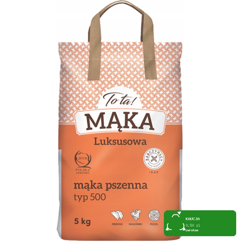TOTA MĄKA PSZENNA zestaw mąk pszennych TYP 450 + 500 + 750 3szt po 5KG 15KG