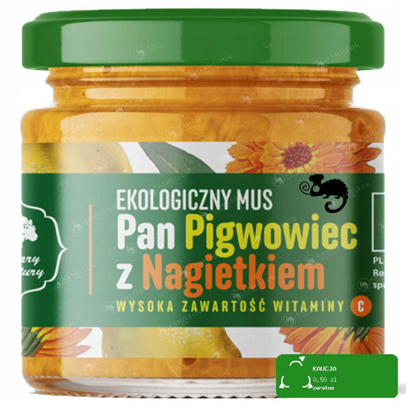 eko MUS OWOCOWY Pan PIGWOWIEC RÓŻA DYNIA NAGIETEK mix smaków 4 x 200G DARY