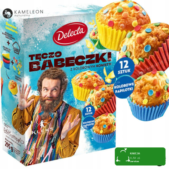 Delecta TĘCZO BABECZKI + PIEGO CIASTKA wypieki dla DZIECI 2szt PAN KLEKS